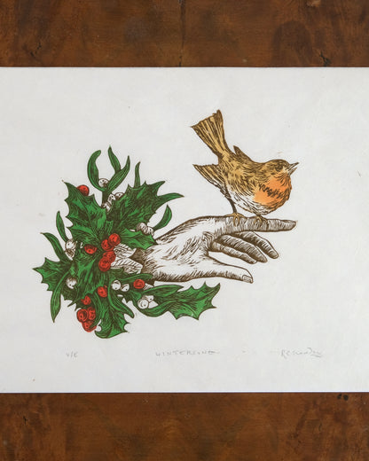 Wintersong - Lino Print