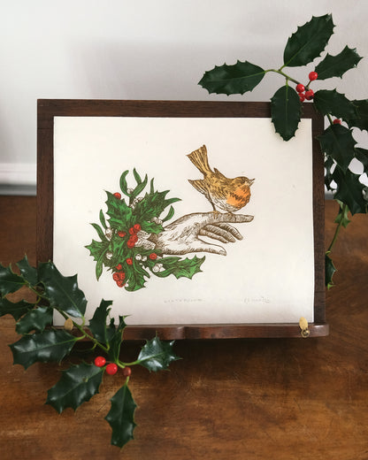 Wintersong - Lino Print